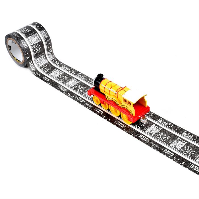 PlayTape Klasik Demiryolu Serisi 15ft x 2inç - Siyah