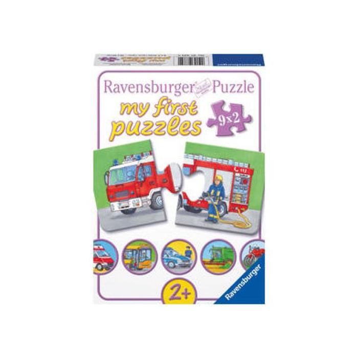 Ravensburger İlk Puzzle - Araçlar - 3x6P Puzzle