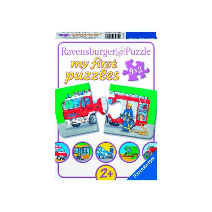 Ravensburger İlk Puzzle - Araçlar - 9x2P Puzzle