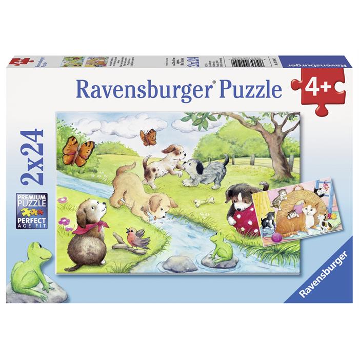 Ravensburger Hayvanlar - 2x24P Puzzle