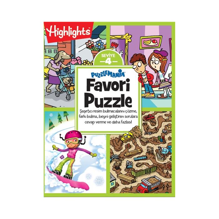 Puzzlemania Favori Puzzle 4'lü Set