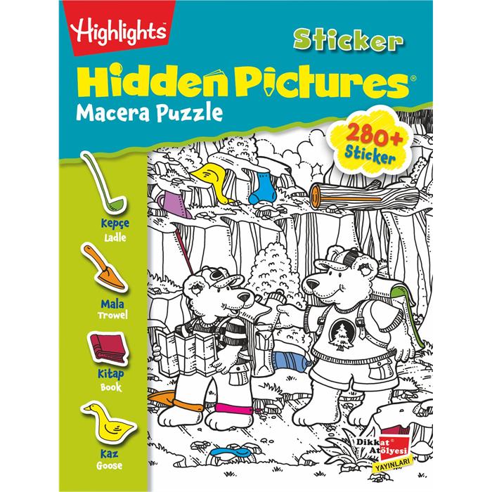 Sticker Hidden Pictures 2'li Set