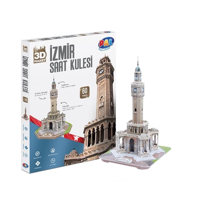 PAL İzmir Saat Kulesi 3D Puzzle