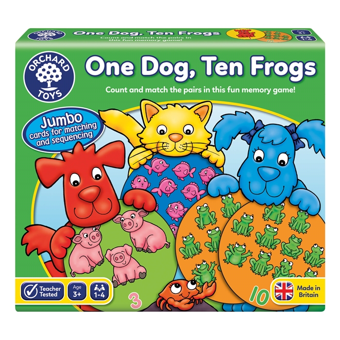 Orchard One Dog, Ten Frogs