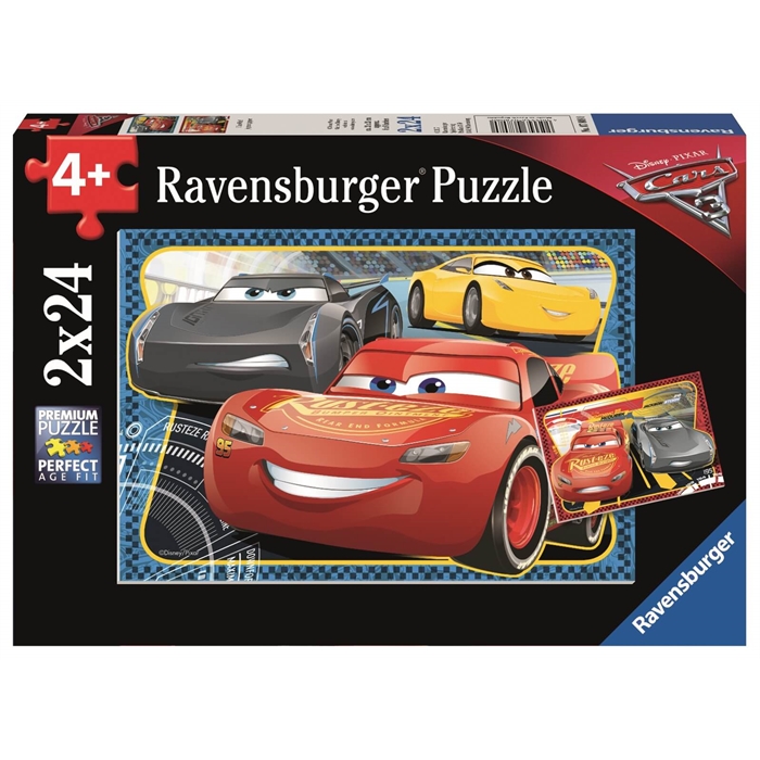 Ravensburger 2x24 Parçalı Puzzle Walt Disney Cars - 078080