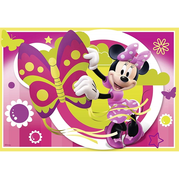 Ravensburger 2x24 Parçalı Puzzle Walt Disney Minnie ile Bir Gün - 090471