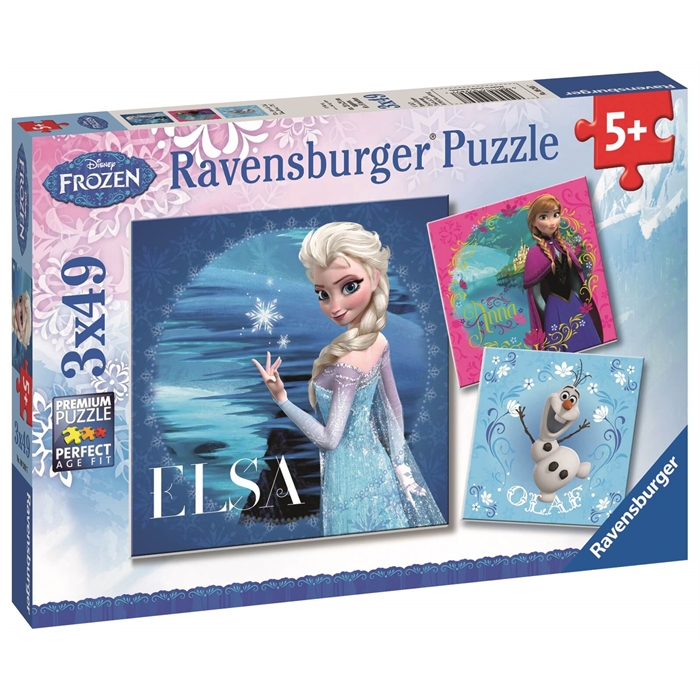 Ravensburger 3x49 Parçalı Puzzle Walt Disney Frozen - 092697