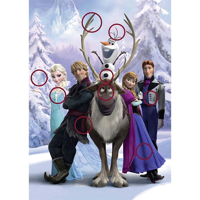 Ravensburger Süper 100 Parçalı  Puzzle Walt Disney Frozen Difference - 105571