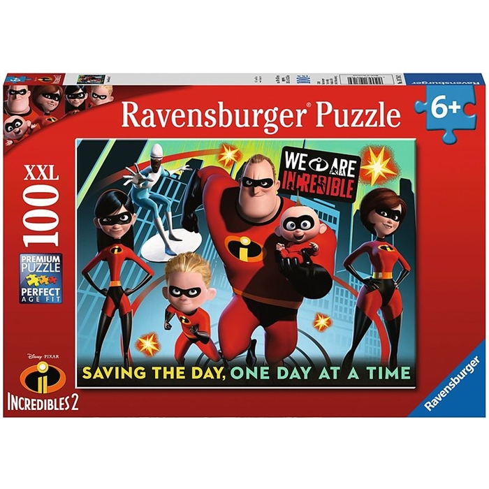 Ravensburger 100 Parçalı Puzzle Walt Disney İnanılmaz Aile - 107162