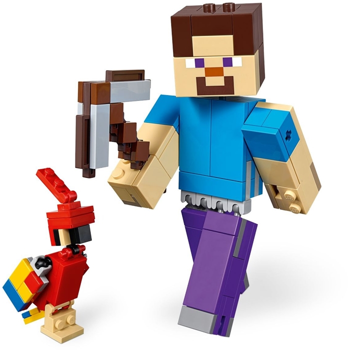 Lego 21148 Minecraft Steve with Parrot