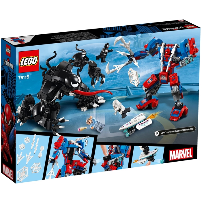 Lego 76115 Super Heroes Spider Mech vs Venom