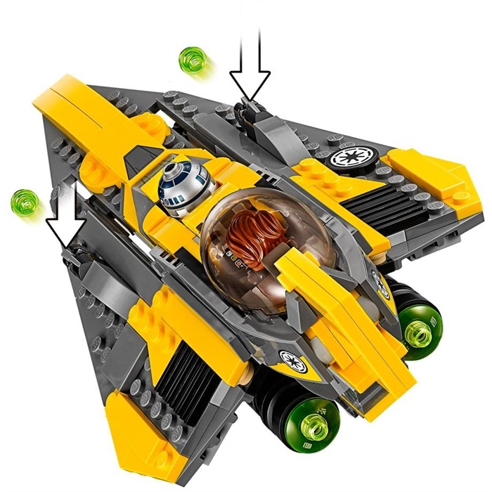 Lego Star Wars 75214 Anakins Jedi Starfighter 