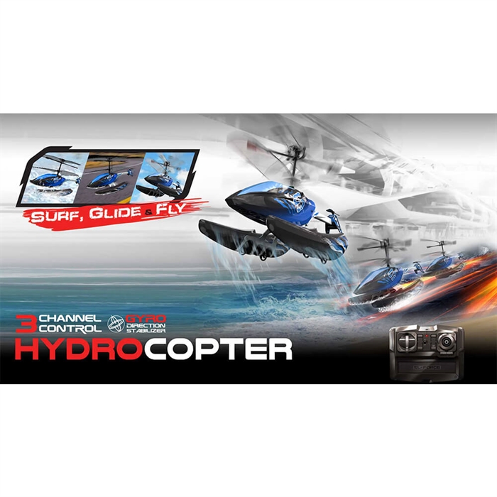 Silverlit Hydrocopter U.K. Helikopter Mavi 2.4G - 3CH Gyro