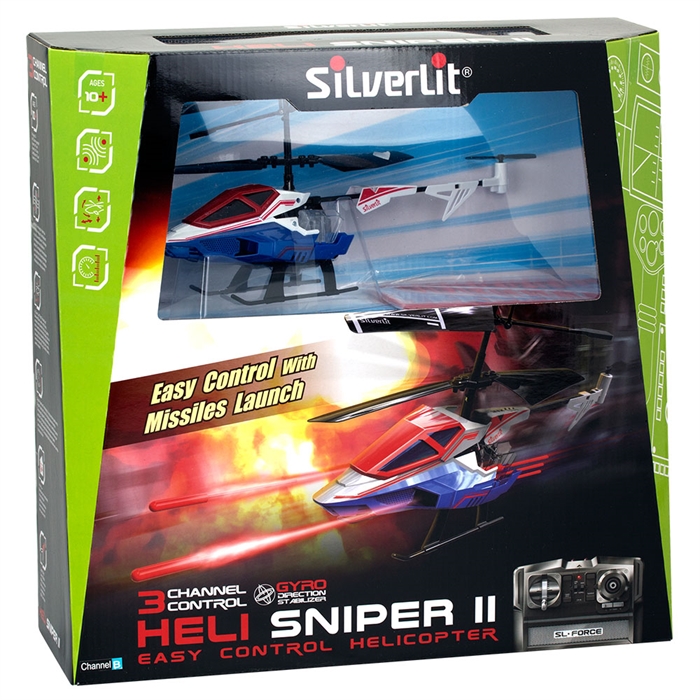 Silverlit Heli Sniper II U.K Helikopter 3CH -1