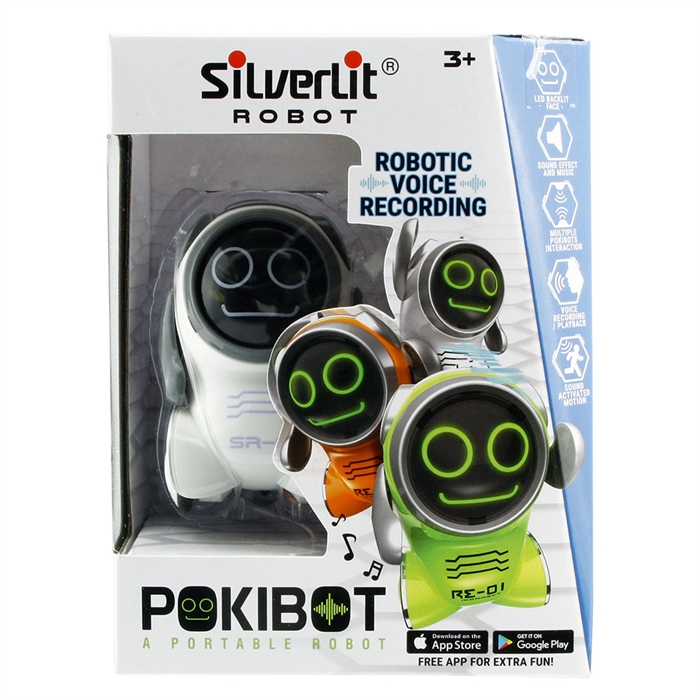 Silverlit Pokibot 88042 Robot Beyaz