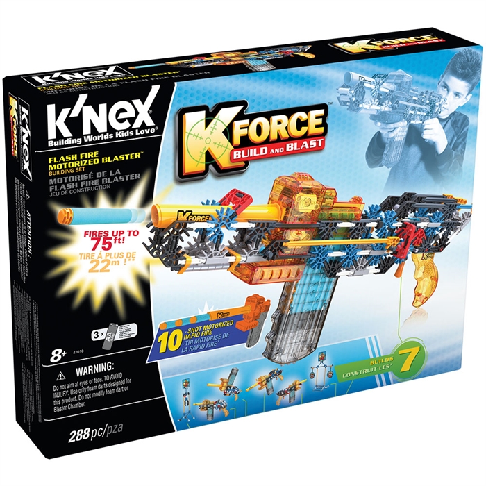 K'Nex K-Force Flash Fire Blaster Yapı Seti (Motorlu) Knex 47010