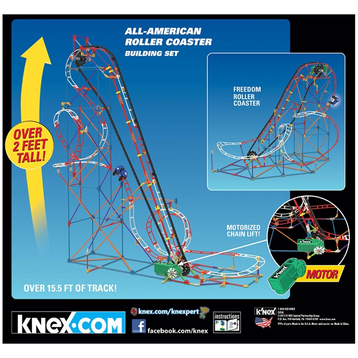K'Nex All Star Adventure Roller Coaster Seti (Motorlu) Hız Treni