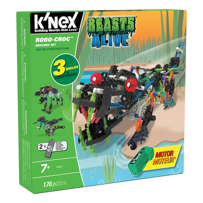 K'Nex Robo-Croc Yapım Seti (Motorlu) Beasts Alive Serisi