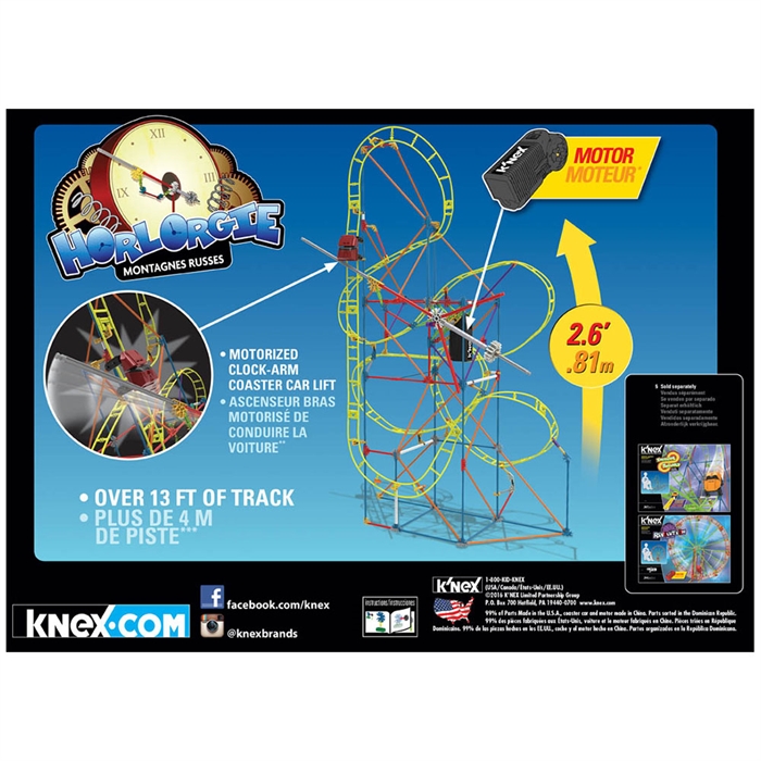 K'Nex Clock Work Roller Coaster (Motorlu) Hız Treni