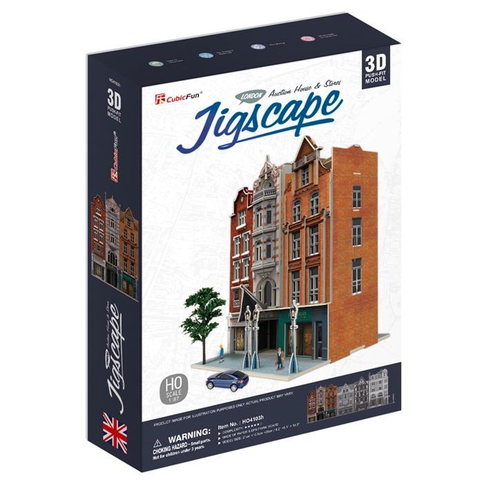 Cubic Fun 3D Puzzle Jigscape Açık Arttırma Binası Londra