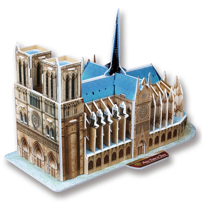 Cubic Fun 3D 40 Parça Puzzle Notre Dame Kilisesi - Fransa