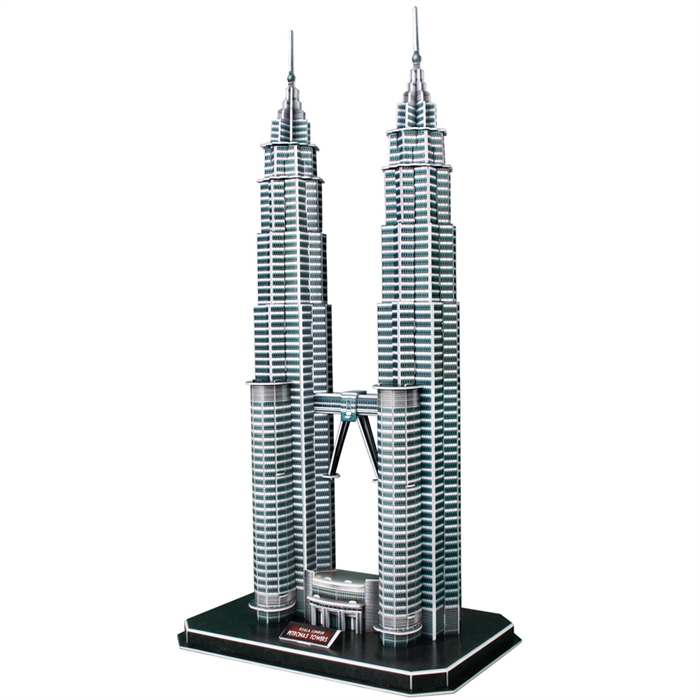 Cubic Fun 3D 86 Parça Puzzle Petronas Kuleleri - Malezya