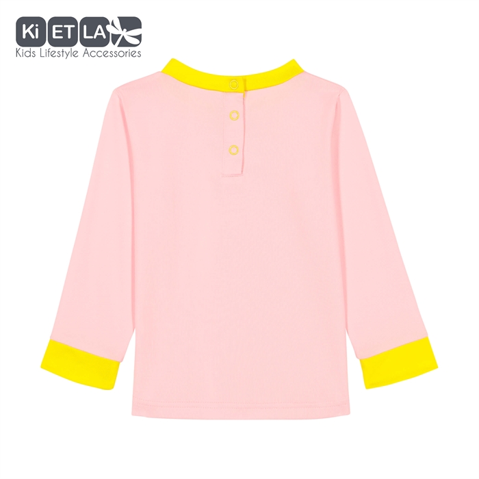 Kietla Anti UV T-Shirt 3-4 Yaş Pink/Yellow