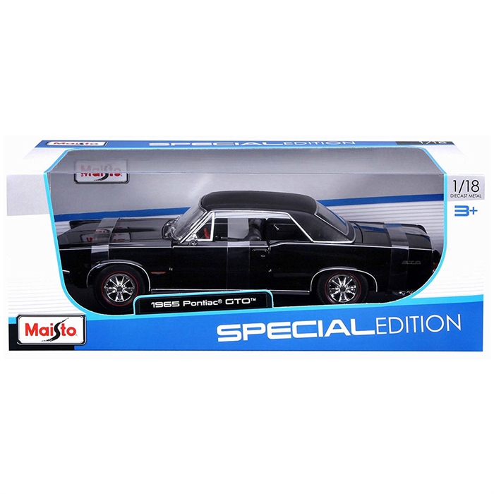 Maisto Special Edition 1965 Pontiac GTo 1:18 Model Araba Siyah