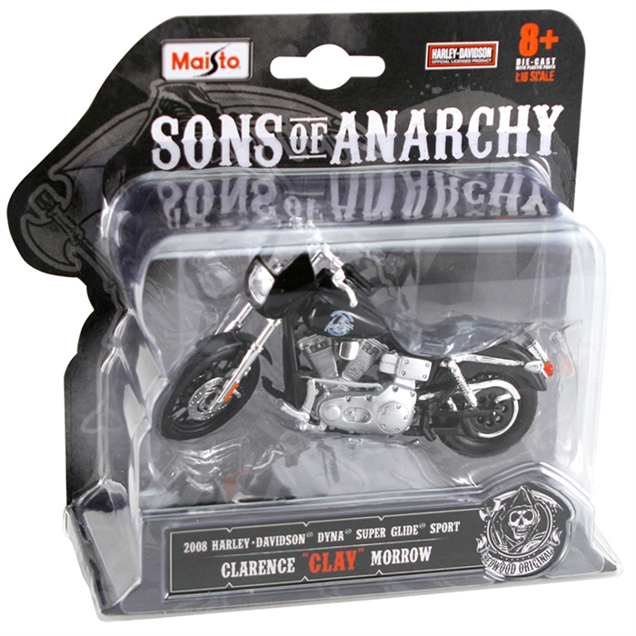 Maisto Sons Of Anarchy 2008 Harley Davidson C.C.M. Model Motorsiklet