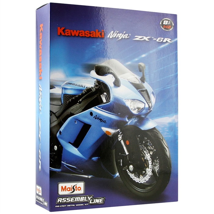 Maisto 1:12 Kawasaki Ninja ZX Model Maket Kit Motorsiklet