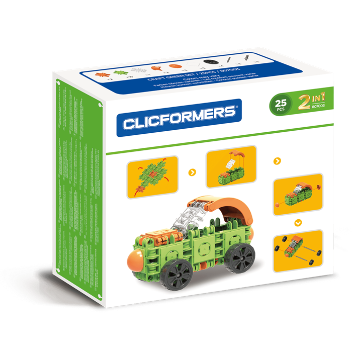 Clicformers Craft Set Green - 25 pcs