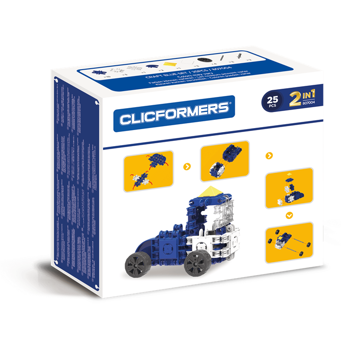 Clicformers Craft Set Blue - 25 pcs