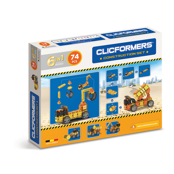 Clicformers Construction Set - 74 pcs