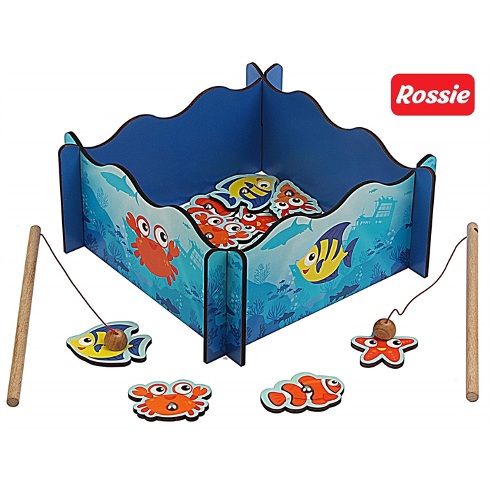 Rossie Ahşap Mıknatıslı Balık Tutma Oyunu