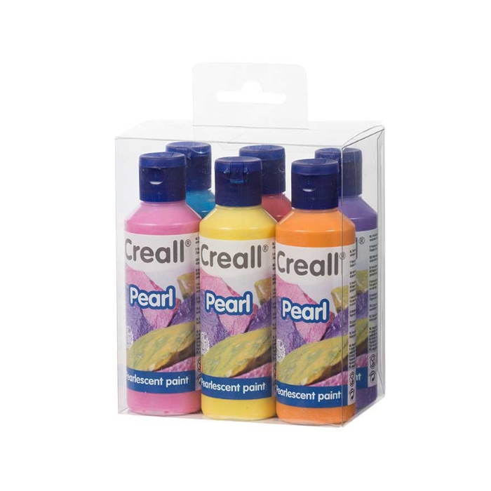 Creall Pearl Paint Set - 6x80ml