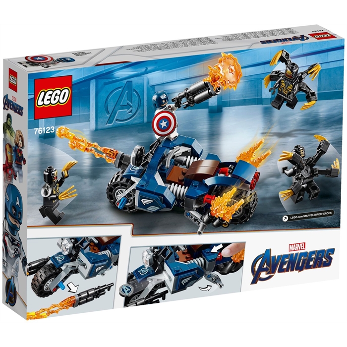 Lego 76123 Super Heroes Captain America: Outrider Saldırısı
