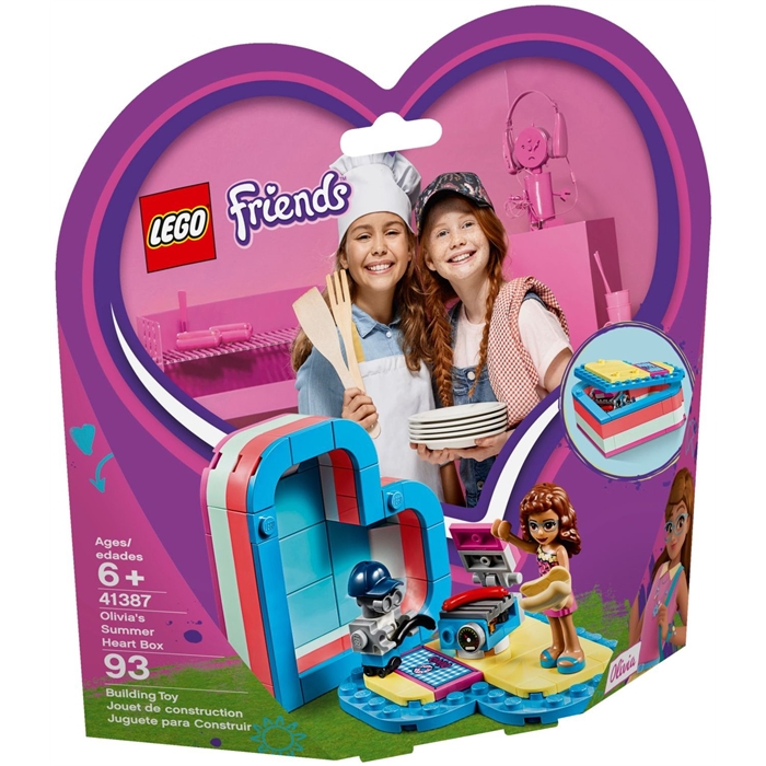 Lego 41387 Friends Olivia'nın Yaz Kalp Kutusu