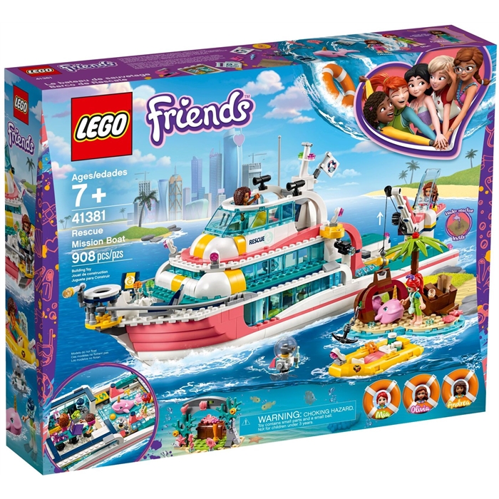 Lego 41381 Friends Kurtarma Görevi Teknesi