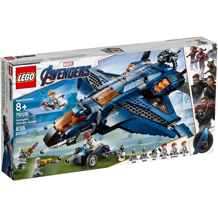 Lego 76126 Super Heroes Avengers Muhteşem Quinjet
