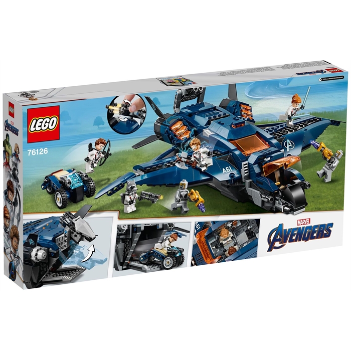 Lego 76126 Super Heroes Avengers Muhteşem Quinjet