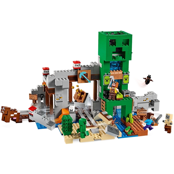 Lego 21155 Minecraft Creeper Madeni
