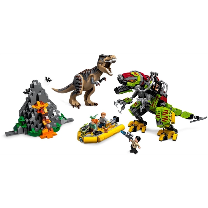 Lego 75938 Jurassic World T. rex ile Dinozor Robotu Savaşı