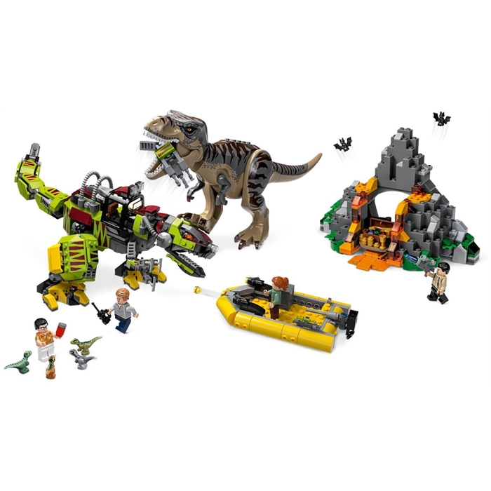 Lego 75938 Jurassic World T. rex ile Dinozor Robotu Savaşı