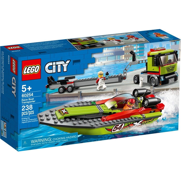 Lego 60254 City Yarış Teknesi Taşıyıcı
