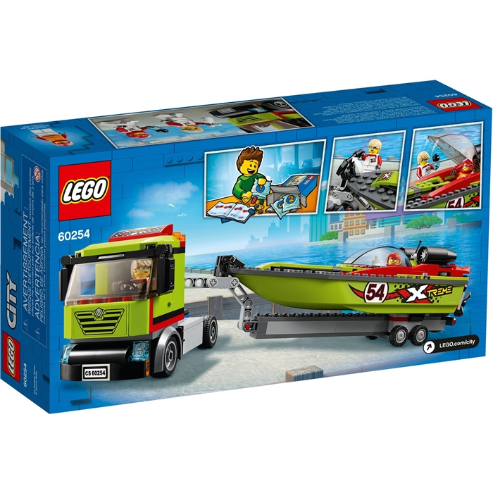 Lego 60254 City Yarış Teknesi Taşıyıcı