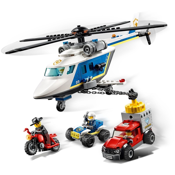 Lego 60243 City Polis Helikopteri Takibi
