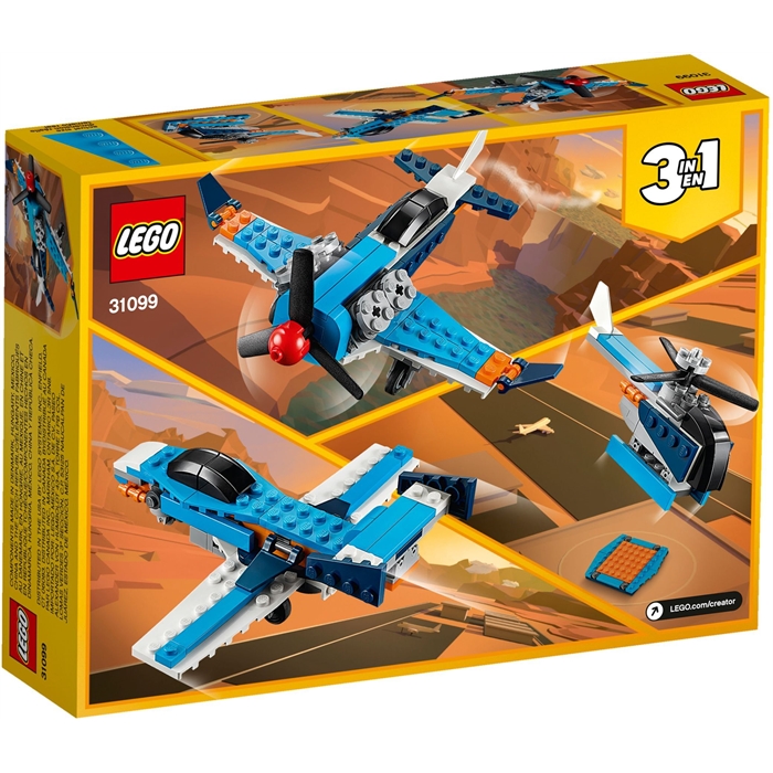 Lego 31099 Creator 3’ü 1 Arada Pervaneli Uçak