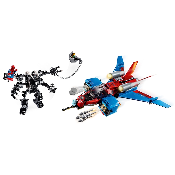 Lego 76150 Marvel Spider-Man Spider-Jet, Venom Robotuna Karşı