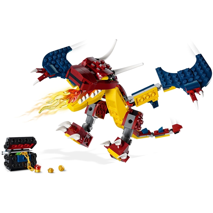 Lego 31102 Creator 3’ü 1 Arada Ateş Ejderhası