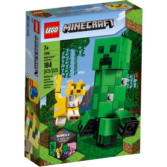 Lego 21156 Minecraft BigFig Creeper ve Oselo